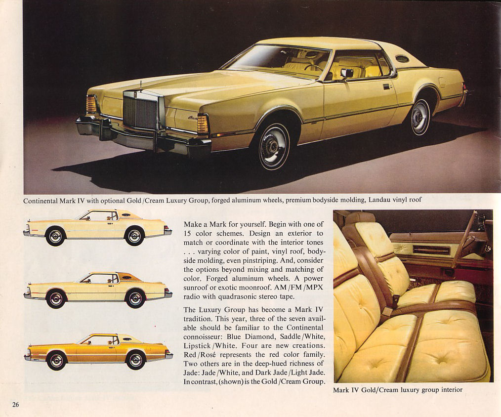 1976 Lincoln Mercury Brochure Page 2